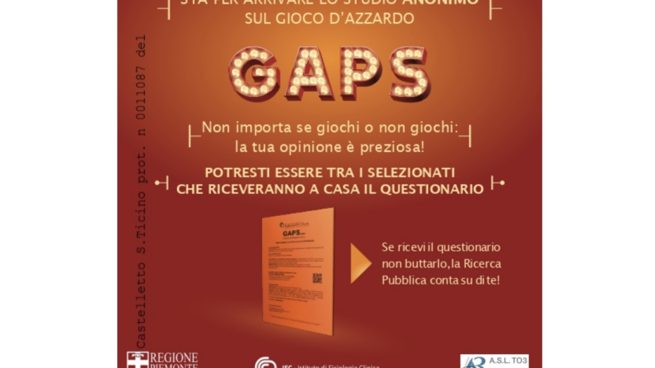 Castelletto Ticino, collaborazione CNR e Regione per questionario gioco d'azzardo 